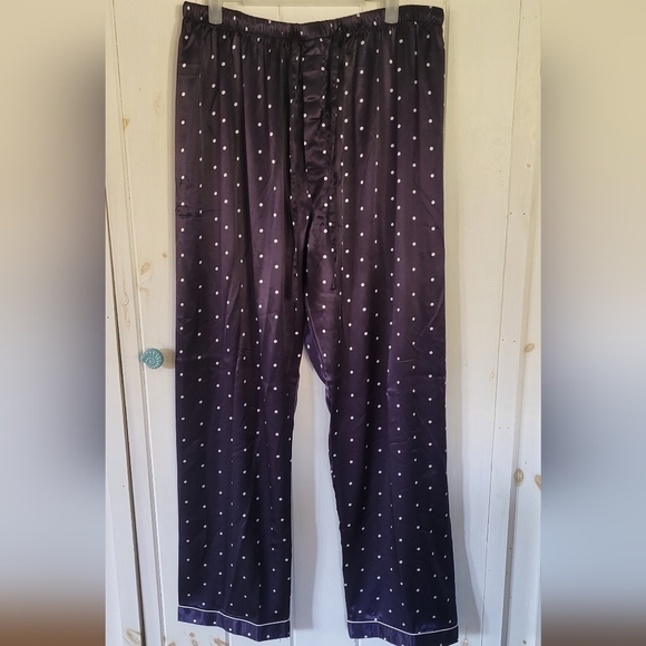 Lonxu Silk Satin Pajamas Long Sleeve Two-Piece Sleep Pajama Set - Picture 2 of 13